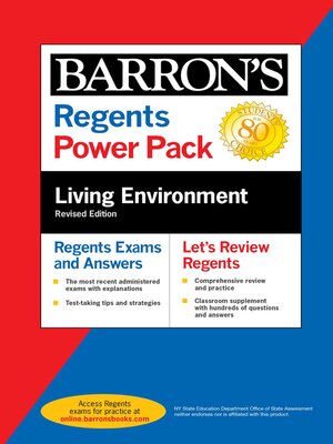 cover image of Regents Living Environment Power Pack Revised Edition